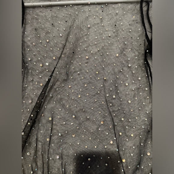 Princess Polly Diamond-Studded Mesh Top - Size 2 - Picture 2 of 5